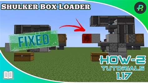 How To Build A One Wide Tileable Shulker Box Loader Fixed Tutorial