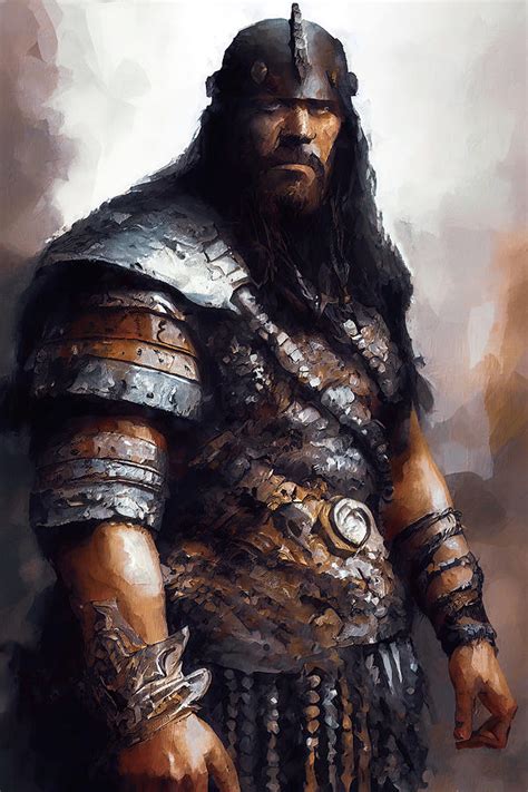 Viking Warrior, 02 Painting by AM FineArtPrints - Pixels