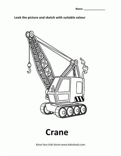 Crane Coloring Pages Printable Coloring Pages