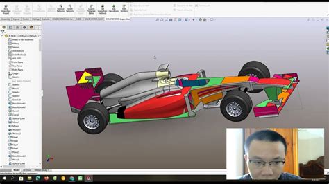 Instructions For Drawing F1 Formula Racing Car With Solidworks Software