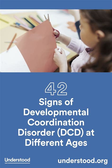 Signs Of Developmental Coordination Disorder Dcd At Different Ages