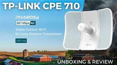 TP Link CPE 710 Unboxing And Review YouTube