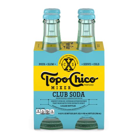 Topo Chico Mixer Club Soda Glass Bottles 4 Bottles 65 Fl Oz Ralphs