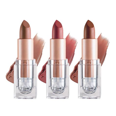 Amazon Ionsgako Pcs Matte Nude Lipstick Set Velvet Lip Gloss Non Fading Non Sticky Cup