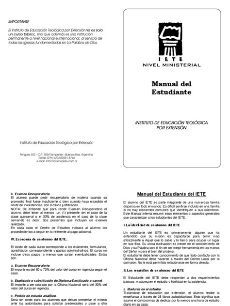 Manual Del Estudiante Pdf