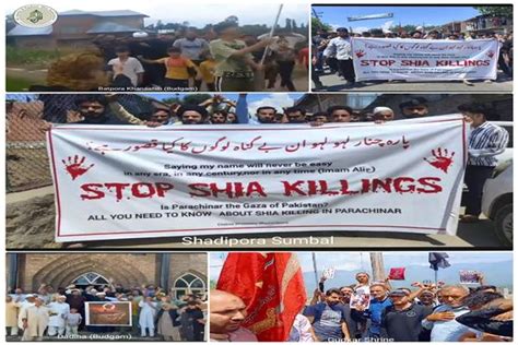 All JK Shia Association Holds Protests Across Kashmir Against Killing