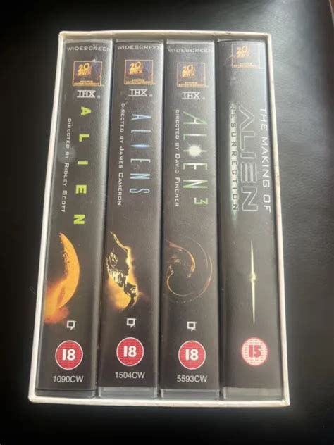 ALIENS VIDEO VHS Box Set Plus Bonus Making Of Alien Resurrection VHS