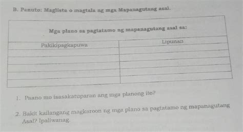 Pa Tulong Po Paki SagotSa Maayos At Tama Na Sagot Ipa Brainliests Ko