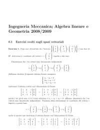 Esercizi Spazi Vettoriali Docsity