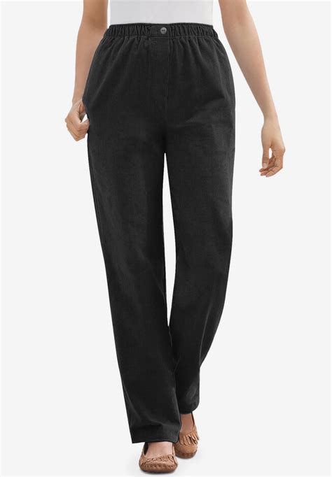 7 Day Corduroy Straight Leg Pant Catherines