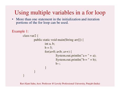 Control Structures In Java