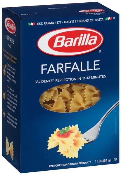 Barilla Farfalle Pasta Hy Vee Aisles Online Grocery Shopping