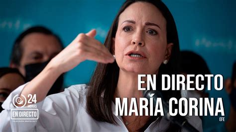 EN DIRECTO María Corina Machado prepara un show cuando vaya al CNE a