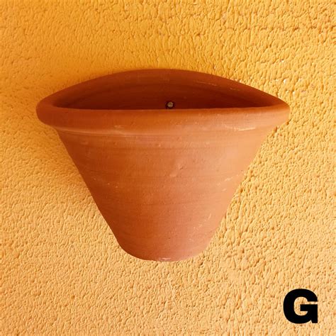 Vasos De Barro Para Parede - Vaso de barro para planta de parede-G | Shopee Brasil