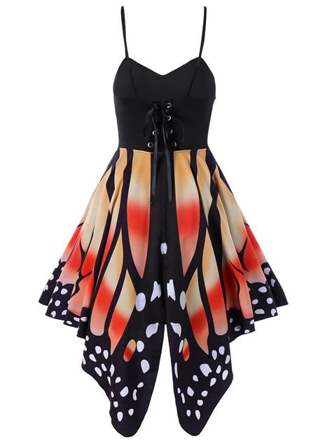 Women Sexy Butterfly Skirt With Shoulder Straps Pleated Skirt Suspender