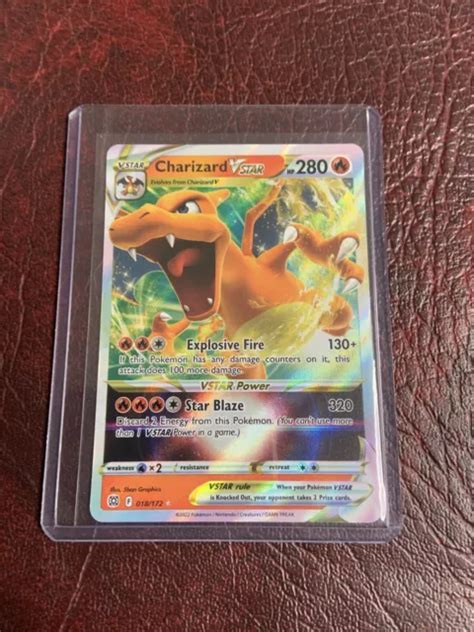 CHARIZARD VSTAR 018 172 Brilliant Stars Ultra Rare Pokémon TCG Pack