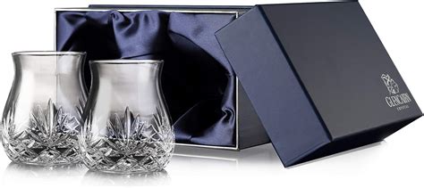 Cut Glencairn Whisky Mixer Glass Set Of 2 In Presentation Box Amazon