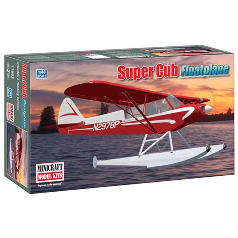 Piper Super Cub Float Plane with 2 Marking Options - John Ayrey Die Casts