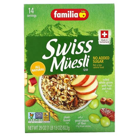 Familia Swiss Muesli No Added Sugar 29 Oz 822 G IHerb