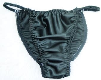 Satin Bikini Panties Etsy