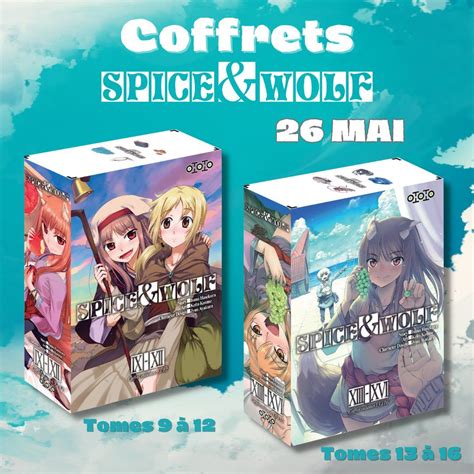 Les Coffrets 3 Et 4 De Spice Wolf Arrivent Enfin Chez Ototo 19 Mai