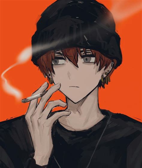 Anime Pfp Smoking Guy - Soft Girl Posters Displate - Sara Broadhurst