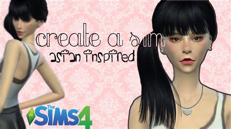 The Sims 4 CAS With CC Cute Asian Anya Simm YouTube