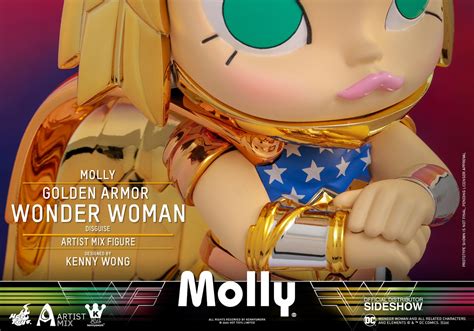 Molly Golden Armor Wonder Woman Disguise Collectible Figure By Hot