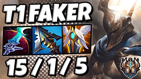 T Faker Pantheon Vs Ahri Mid Patch Korea Challenger Youtube