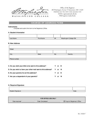 Fillable Online Major Minor Declaration Form Fax Email Print