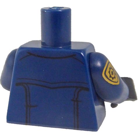 Lego Dark Blue Gcpd Officer Minifig Torso Brick Owl