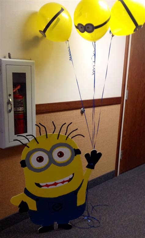 Life Size Minion Cutout Minion Balloons Despicable Me Party