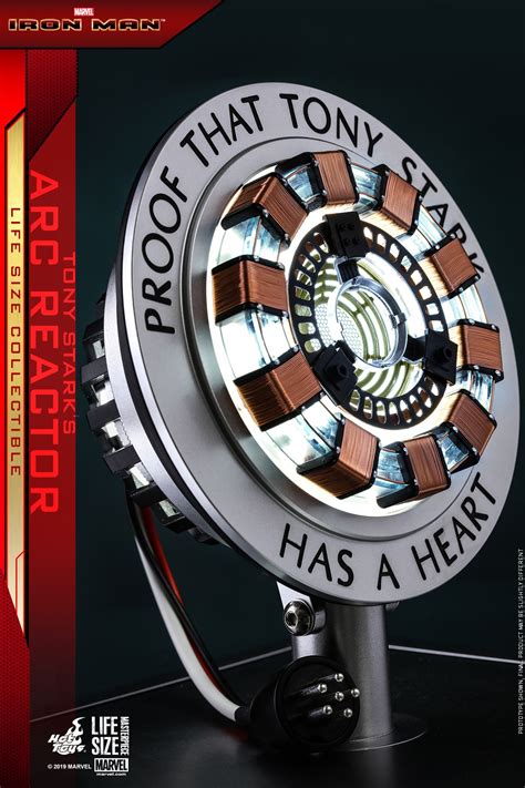 Hot Toys LMS 12 Iron Man Tony Starks Arc Reactor Hot Toys Complete Checklist