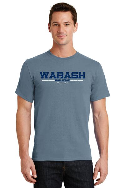 Wabash Railroad Faded Logo Shirt – Mohawk Design