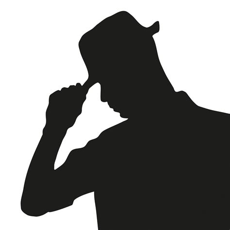 Man Hat Silhouette Clipart Free Stock Photo - Public Domain Pictures