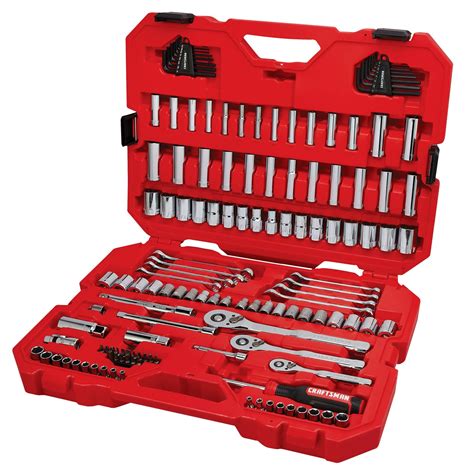 CRAFTSMAN Mechanics Tool Set, 1/4 and 3/8 Inch Drive, 135 Piece