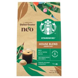 Neo Starbucks Americano House Blend Nescaf Dolce Gusto