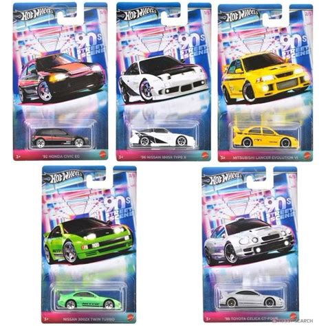 Hot Wheels 90s Street Tuners Lancer Evo Civic EG Toyota Celica FREE PROTECTOR Shopee Malaysia
