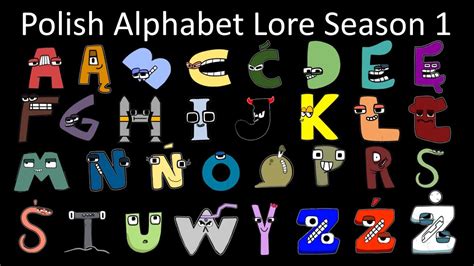 Polish Alphabet Lore Season 1 The Fully Completed Series NJsaurus