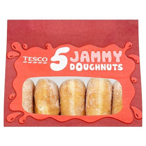 療 Calories In Tesco 5 Jammy Doughnuts