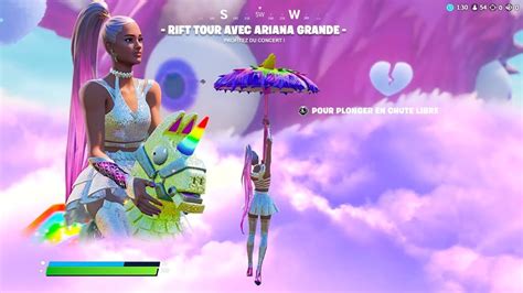 Je découvre le CONCERT de ARIANA GRANDE sur FORTNITE YouTube