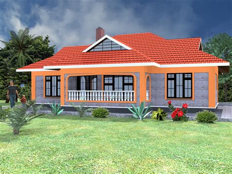 Simple 3 Bedroom Bungalows House Plans HPD Consult