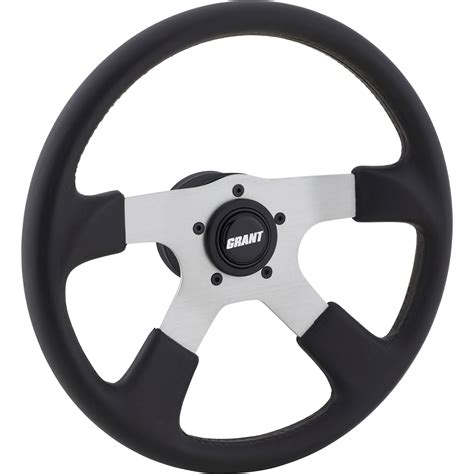 Grant 748 GT Rally Steering Wheel 14 Inch Black Anodized Aluminum