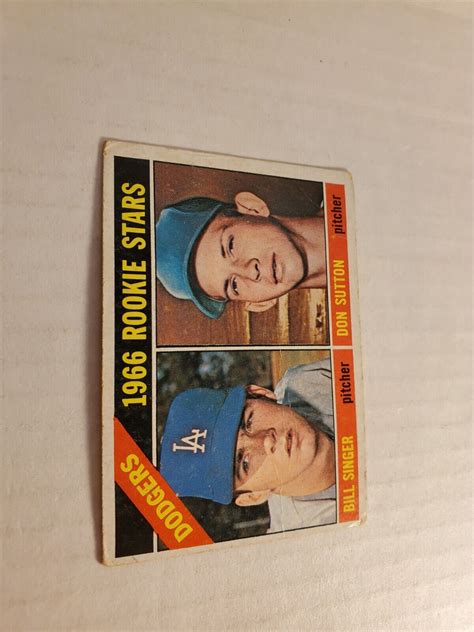 1966 Topps 288 Don Sutton Rookie Card EBay