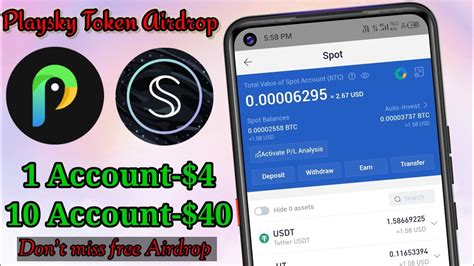 Claim 4 Per Account New Airdrop Instant Withdraw Playsky Token Huobi