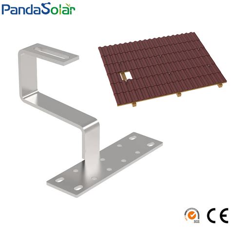 China Factory SUS304 Solar Plain Tile Roof Hook Solar Stainless Steel