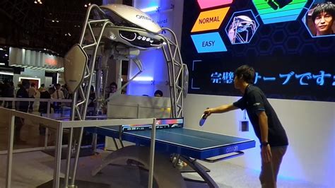 【ceatec2016速報】ｵﾑﾛﾝの卓球ﾛﾎﾞｯﾄはこんな感じ Omron Ping Pong Robot Youtube