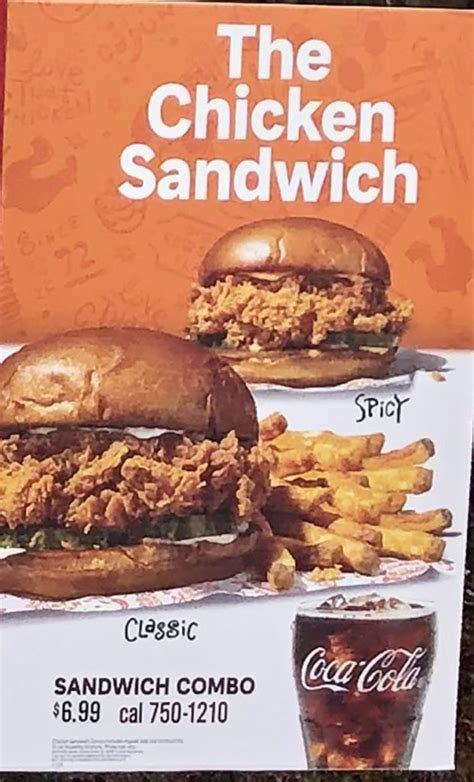 Popeye’s menu with prices – SLC menu