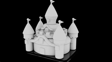 Super Mario 64 Castle 3d Model Cgtrader