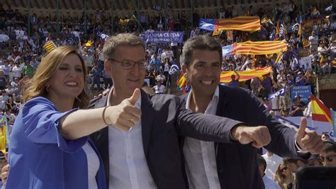 Feijóo Mazón y Catalá reúnen a 12 000 personas en plaza de toros de